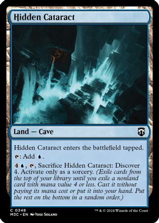 Hidden Cataract (Ripple Foil) (M3C-348) [Modern Horizons 3 Commander] Foil