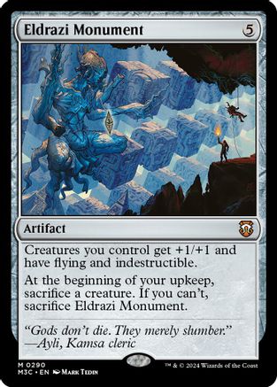 Eldrazi Monument (Ripple Foil) (M3C-290) [Modern Horizons 3 Commander] Foil