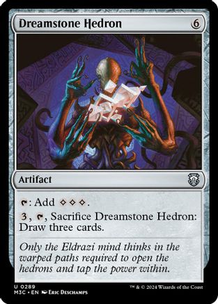 Dreamstone Hedron (Ripple Foil) (M3C-289) [Modern Horizons 3 Commander] Foil