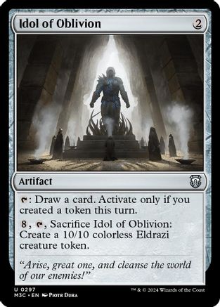Idol of Oblivion (Ripple Foil) (M3C-297) [Modern Horizons 3 Commander] Foil