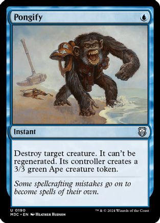 Pongify (Ripple Foil) (M3C-190) [Modern Horizons 3 Commander] Foil