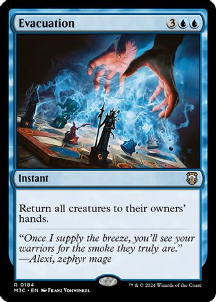 Evacuation (Ripple Foil) (M3C-184) [Modern Horizons 3 Commander] Foil