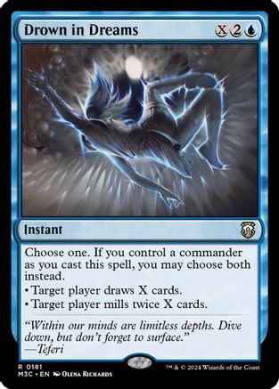 Drown in Dreams (Ripple Foil) (M3C-181) [Modern Horizons 3 Commander] Foil