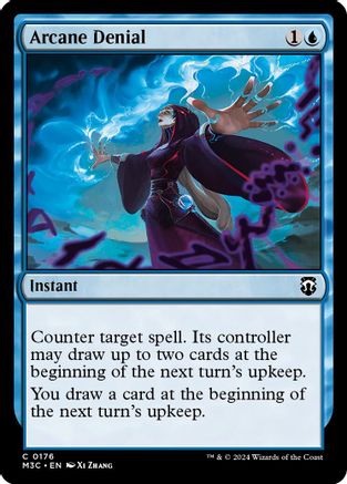 Arcane Denial (Ripple Foil) (M3C-176) [Modern Horizons 3 Commander] Foil
