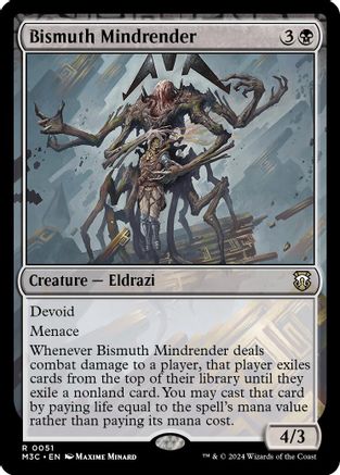 Bismuth Mindrender (Ripple Foil) (M3C-051) [Modern Horizons 3 Commander] Foil