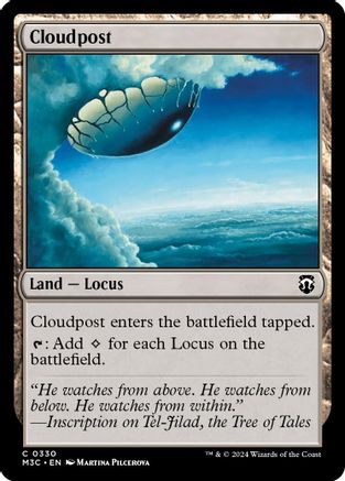 Cloudpost (Ripple Foil) (M3C-330) [Modern Horizons 3 Commander] Foil