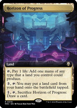 Horizon of Progress (Extended Art) (Ripple Foil) (M3C-078) [Modern Horizons 3 Commander] Foil
