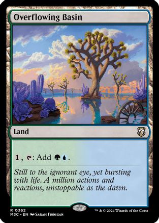 Overflowing Basin (Ripple Foil) (M3C-362) [Modern Horizons 3 Commander] Foil