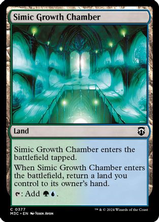 Simic Growth Chamber (Ripple Foil) (M3C-377) [Modern Horizons 3 Commander] Foil