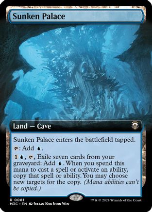 Sunken Palace (Extended Art) (Ripple Foil) (M3C-081) [Modern Horizons 3 Commander] Foil