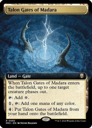Talon Gates of Madara (Extended Art) (Ripple Foil) (M3C-082) [Modern Horizons 3 Commander] Foil