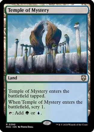 Temple of Mystery (Ripple Foil) (M3C-390) [Modern Horizons 3 Commander] Foil