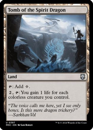 Tomb of the Spirit Dragon (Ripple Foil) (M3C-397) [Modern Horizons 3 Commander] Foil