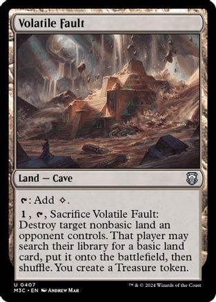 Volatile Fault (Ripple Foil) (M3C-407) [Modern Horizons 3 Commander] Foil