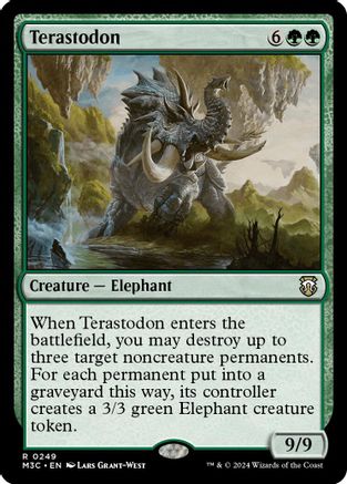 Terastodon (Ripple Foil) (M3C-249) [Modern Horizons 3 Commander] Foil