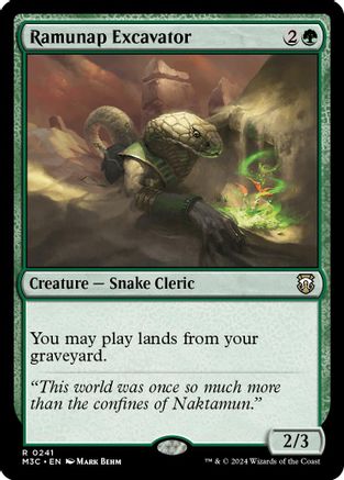 Ramunap Excavator (Ripple Foil) (M3C-241) [Modern Horizons 3 Commander] Foil