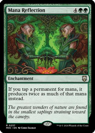 Mana Reflection (Ripple Foil) (M3C-237) [Modern Horizons 3 Commander] Foil