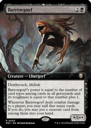 Barrowgoyf (Extended Art) (Ripple Foil) (M3C-050) [Modern Horizons 3 Commander] Foil