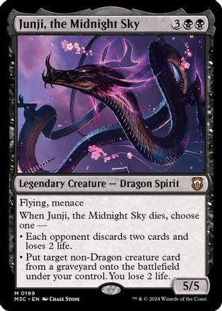 Junji, the Midnight Sky (Ripple Foil) (M3C-199) [Modern Horizons 3 Commander] Foil