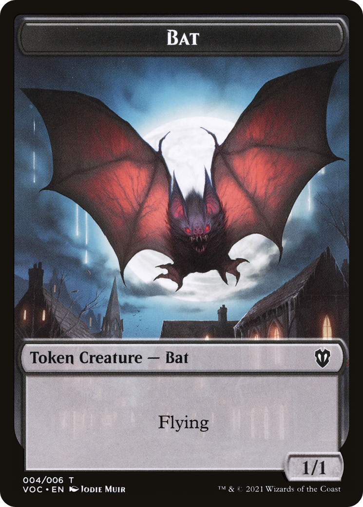 Bat (TVOC-004) [Crimson Vow Commander Tokens]