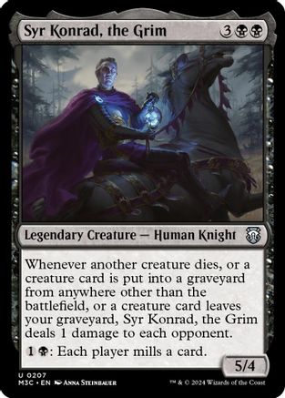Syr Konrad, the Grim (Ripple Foil) (M3C-207) [Modern Horizons 3 Commander] Foil