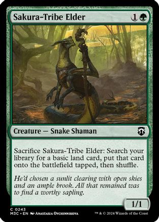 Sakura-Tribe Elder (Ripple Foil) (M3C-243) [Modern Horizons 3 Commander] Foil