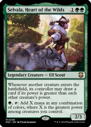 Selvala, Heart of the Wilds (Ripple Foil) (M3C-246) [Modern Horizons 3 Commander] Foil