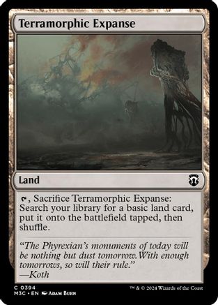 Terramorphic Expanse (Ripple Foil) (M3C-394) [Modern Horizons 3 Commander] Foil