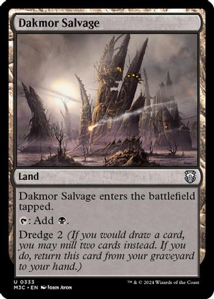 Dakmor Salvage (Ripple Foil) (M3C-333) [Modern Horizons 3 Commander] Foil