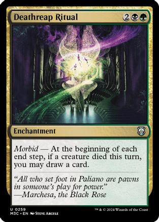 Deathreap Ritual (Ripple Foil) (M3C-259) [Modern Horizons 3 Commander] Foil