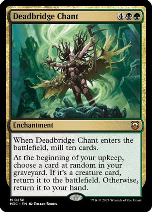Deadbridge Chant (Ripple Foil) (M3C-258) [Modern Horizons 3 Commander] Foil