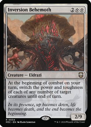 Inversion Behemoth  (Ripple Foil) (M3C-034) [Modern Horizons 3 Commander] Foil
