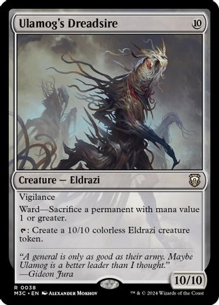 Ulamog's Dreadsire (Ripple Foil) (M3C-038) [Modern Horizons 3 Commander] Foil