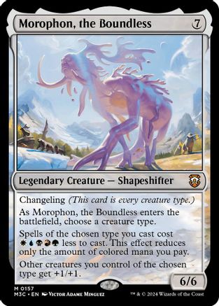 Morophon, the Boundless (Ripple Foil) (M3C-157) [Modern Horizons 3 Commander] Foil