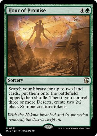 Hour of Promise (Ripple Foil) (M3C-232) [Modern Horizons 3 Commander] Foil