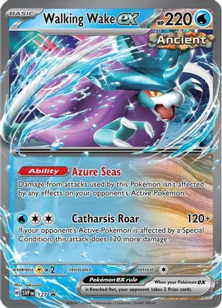 Walking Wake ex (127) [SV Scarlet & Violet Promo Cards] Holofoil - Promo