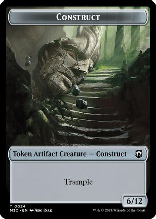 Construct // Myr Double-Sided Token (M3C-24 // 25) [Modern Horizons 3 Commander]