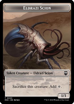 Eldrazi Scion // Eldrazi Spawn Double-Sided Token (M3C-3 // 2) [Modern Horizons 3 Commander]