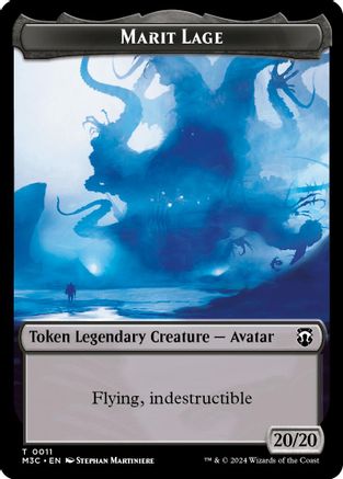 Marit Lage // Sand Warrior Double-Sided Token (M3C-11 // 23) [Modern Horizons 3 Commander]