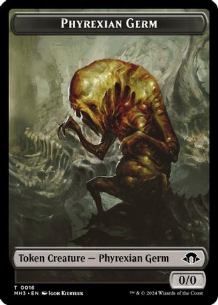 Phyrexian Germ // Rat Double-Sided Token (MH3-16 // 19) [Modern Horizons 3] Foil