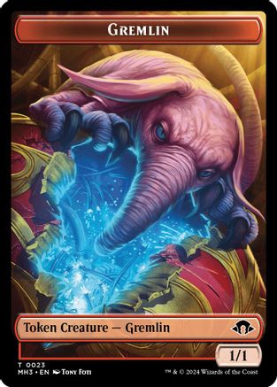 Gremlin // Energy Reserve Double-Sided Token (MH3-23 // 36) [Modern Horizons 3]