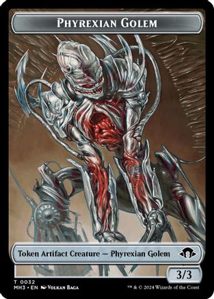 Phyrexian Golem Token (MH3-032) [Modern Horizons 3]