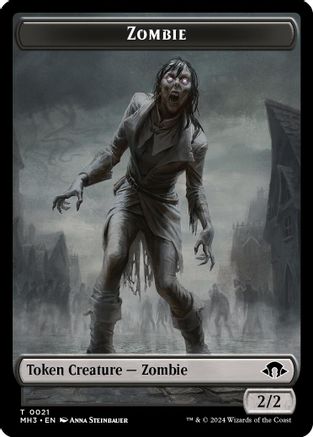 Zombie Token (MH3-021) [Modern Horizons 3]