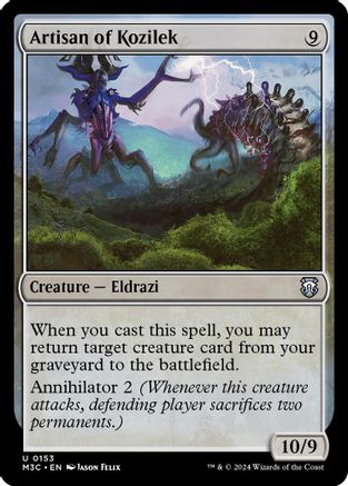 Artisan of Kozilek (Ripple Foil) (M3C-153) [Modern Horizons 3 Commander] Foil
