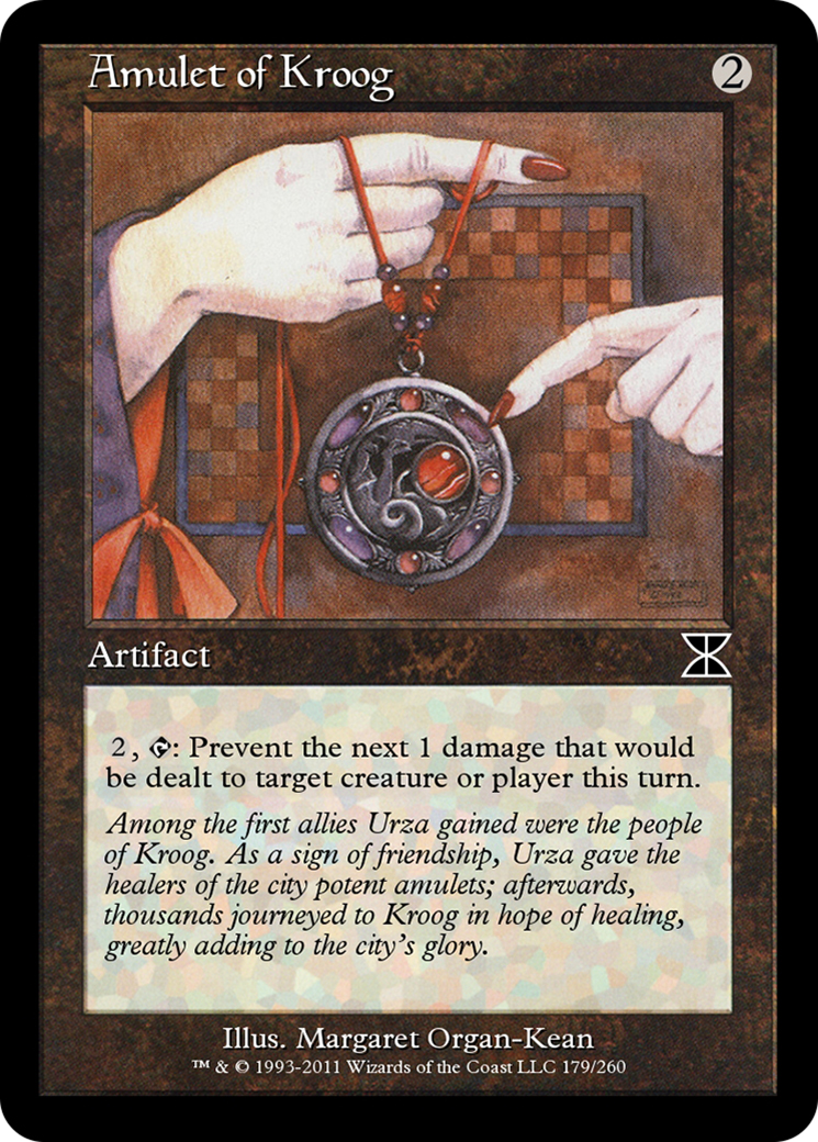 Amulet of Kroog (ME4-179) [Masters Edition IV] Foil