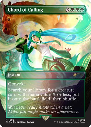 Chord of Calling (SLD-1595) (Rainbow Foil) [Secret Lair Drop Series] Foil