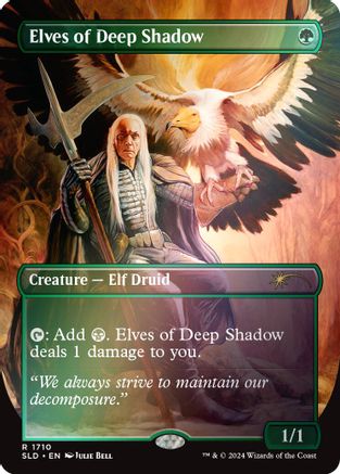 Elves of Deep Shadow (Rainbow Foil) (SLD-1710) [Secret Lair Drop Series] Foil