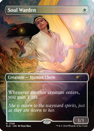Soul Warden (Rainbow Foil) (SLD-1708) [Secret Lair Drop Series] Foil