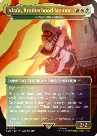 Altair, Brotherhood Mentor - Kelsien, the Plague (Rainbow Foil) (SLD-1558) [Secret Lair Drop Series] Foil