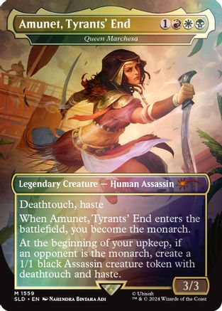 Amunet, Tyrants' End - Queen Marchesa (Rainbow Foil) (SLD-1559) [Secret Lair Drop Series] Foil